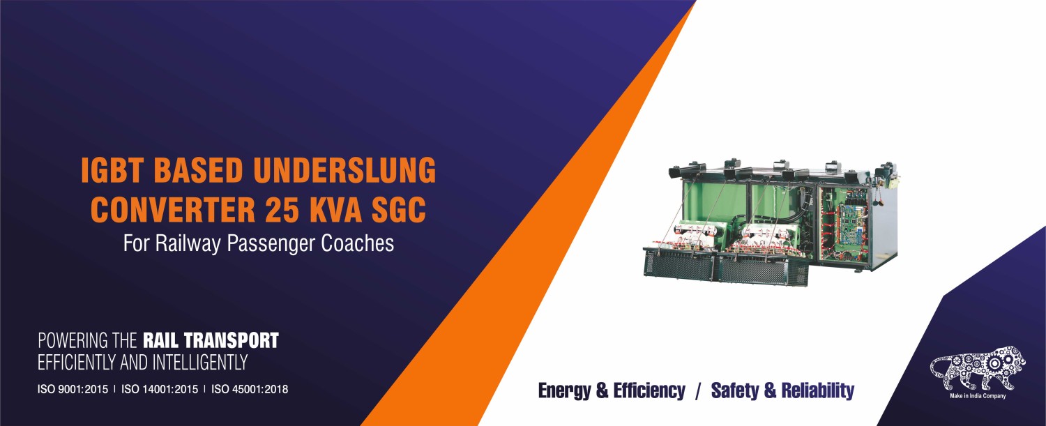 UNDERSLUNG CONVERTER IGBT BASED 25KVA SGC