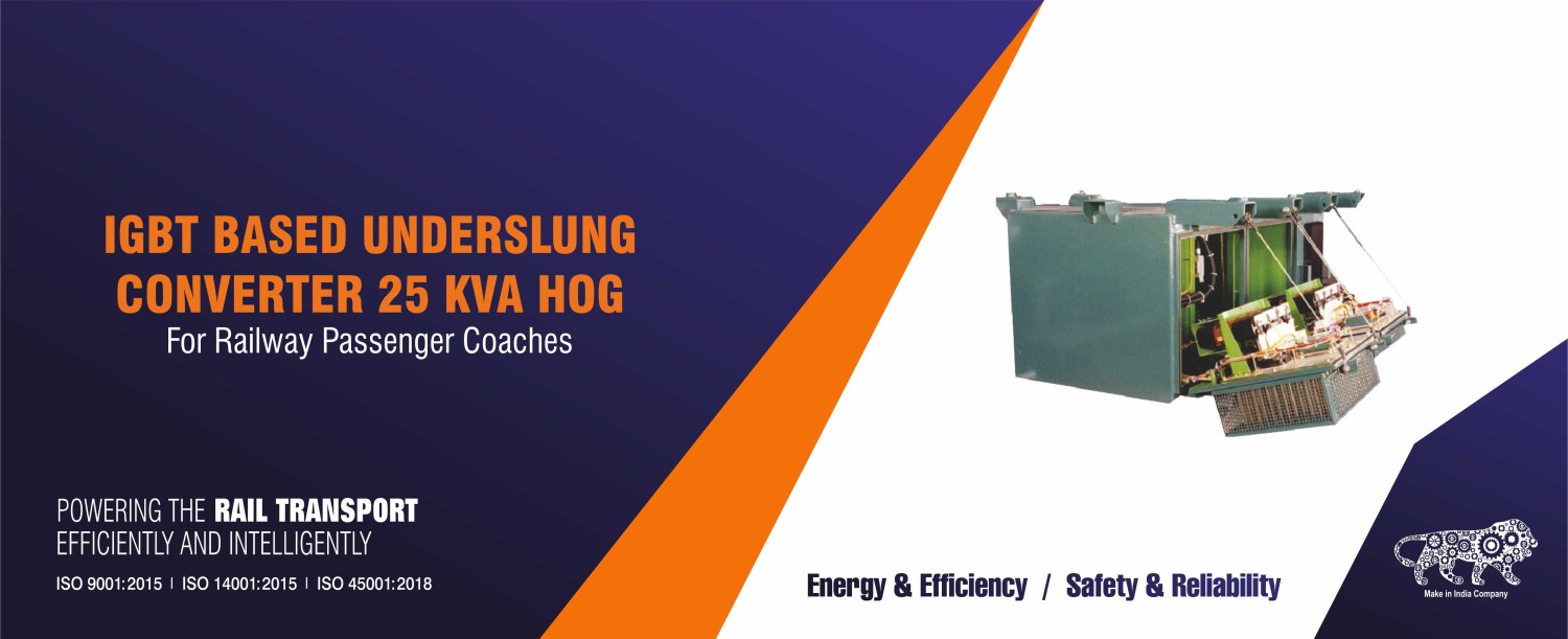 UNDERSLUNG CONVERTER IGBT BASED 25KVA HOG